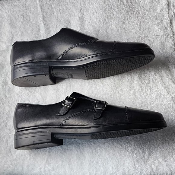 BALLY NEOS Black Calf Double Monk Strap US 9D main image 8